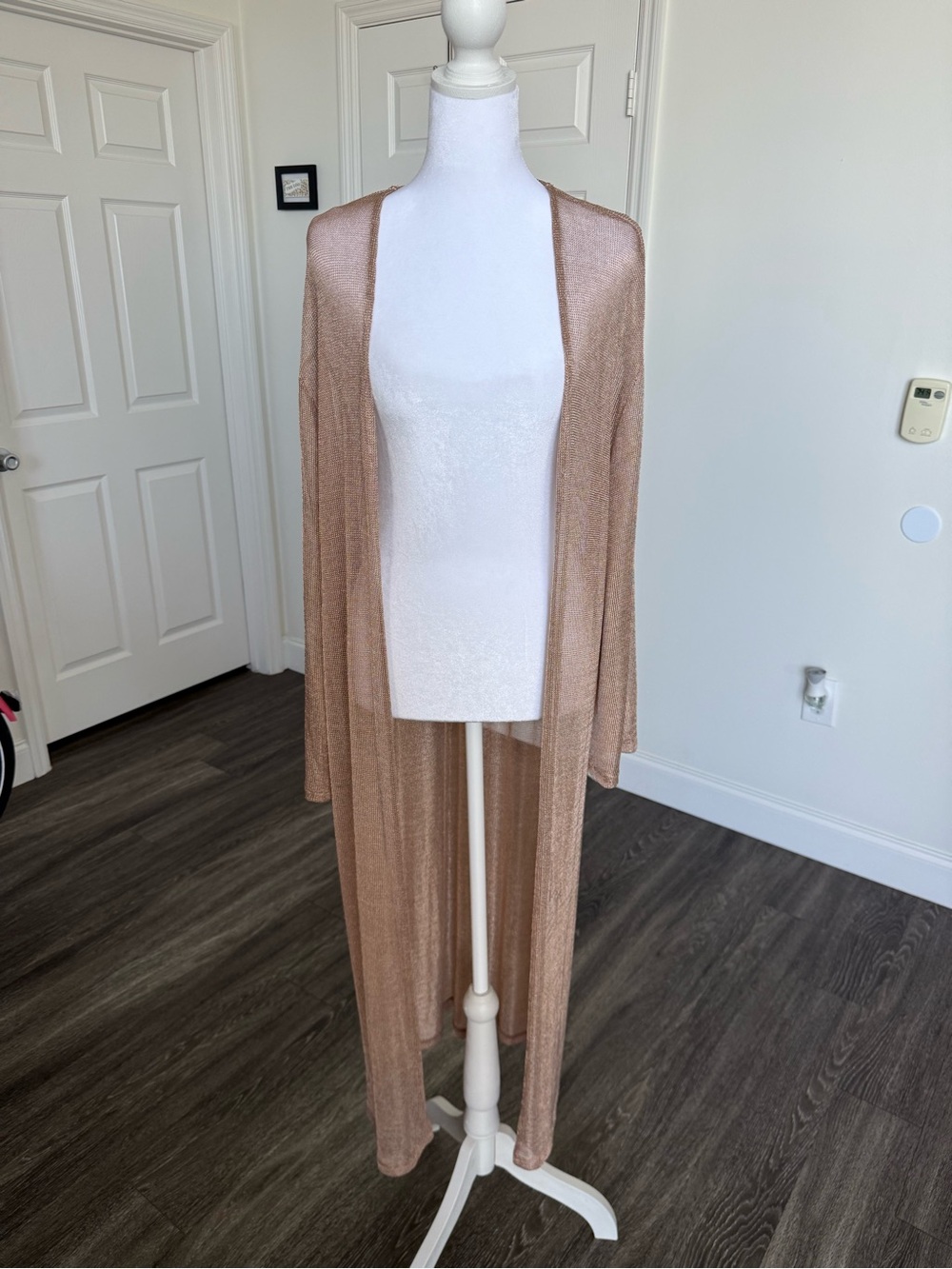 Sunday in Brooklyn Tan Knit cardigan